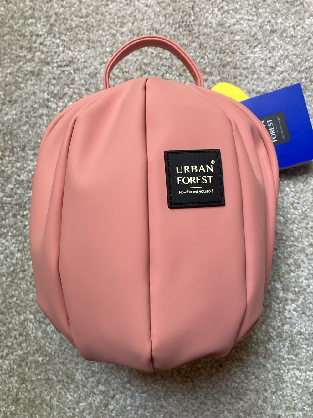 Urban Forest Beetle Mini Crossbody Bag in a Pink Colorway Color